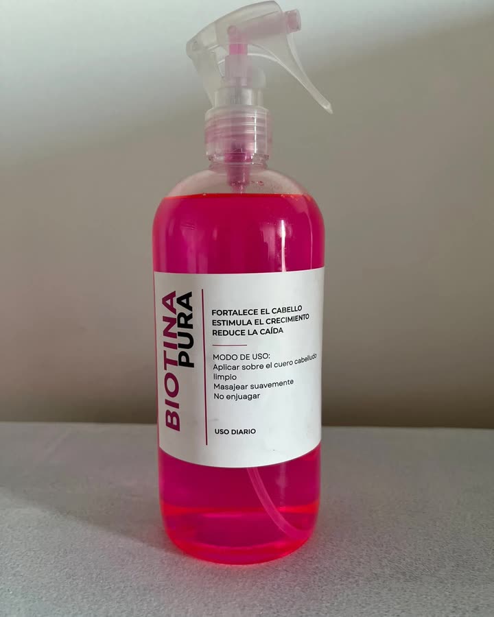 Biotina Pura PG — Spray de 500ml con gatillo